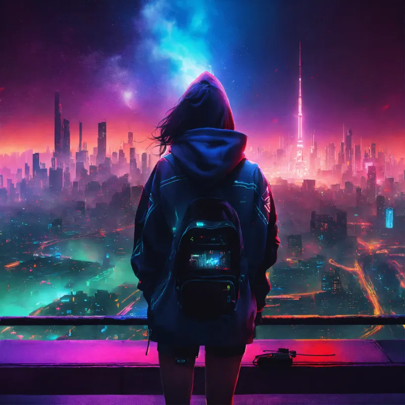 Neon Static